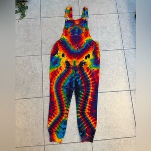 Dyes n’ Good Vibes Rainbow Tie-Dye Overalls